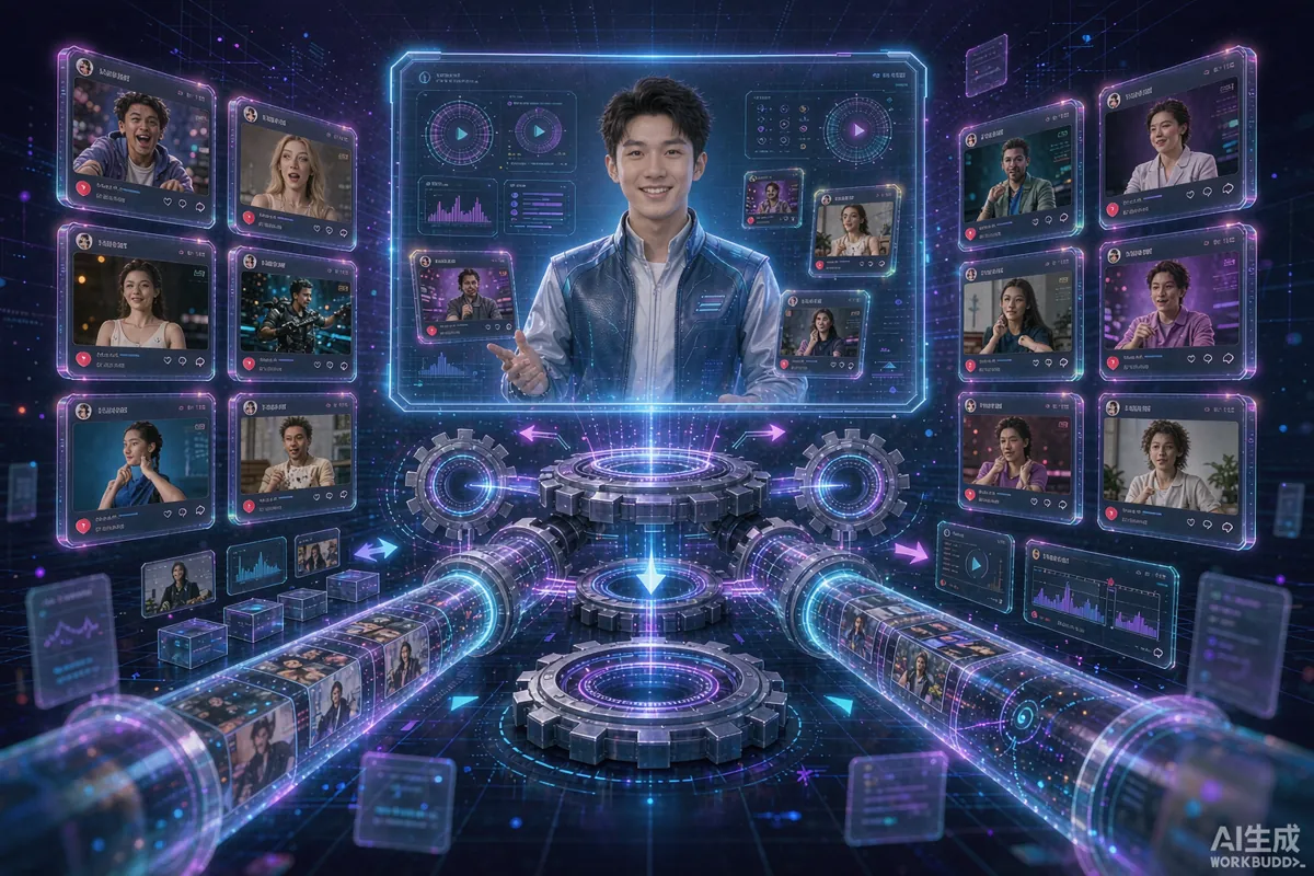 AI 数字人加内容工厂，企业全域营销怎么排兵